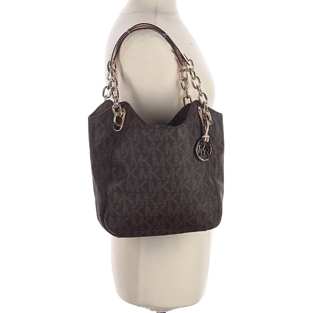 Michael Kors Brown Monogram Large Brown Signature Lilly Tote Bag
Purse